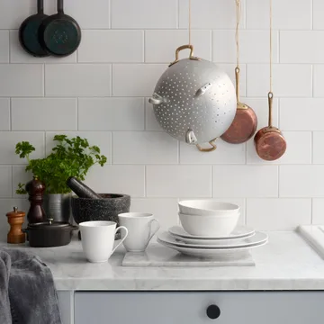 Swedish Grace tallerken Ø21 cm 8-pakning - Snø (hvit) - undefined - Rörstrand