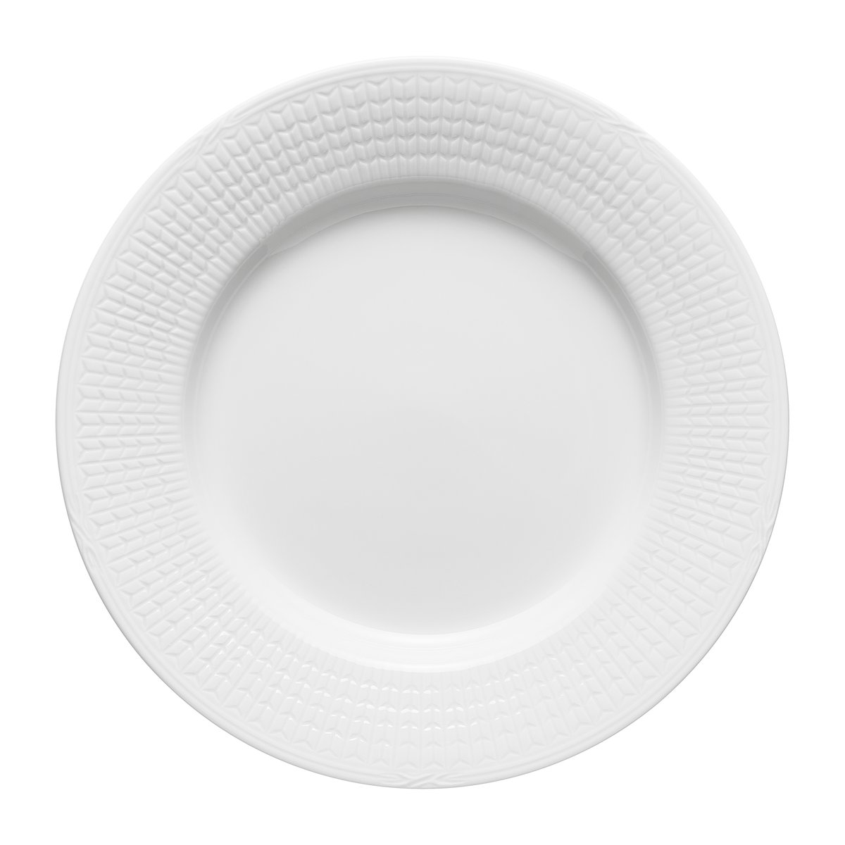 Rörstrand Swedish Grace tallerken Ø24 cm Snø (hvit)
