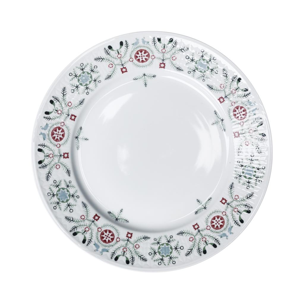 Rörstrand Swedish Grace Winter tallerken 27 cm hvit