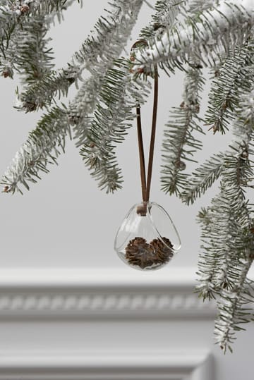 Forest tales kurv juletrepynt 6 cm - Klar  - Rosendahl