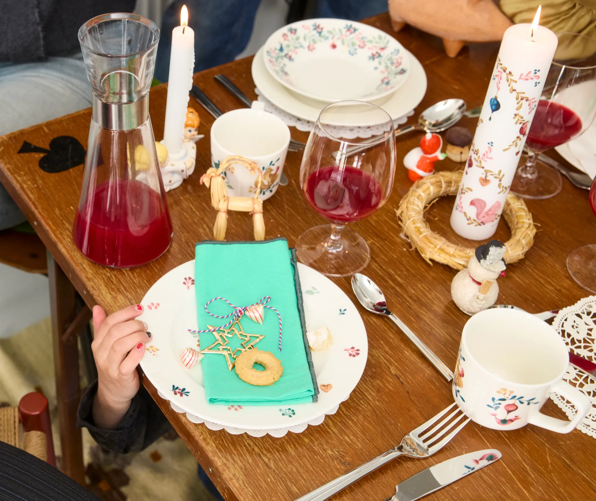 Grand Cru Cottage kalenderlys Ø5 cm, 2025 Rosendahl