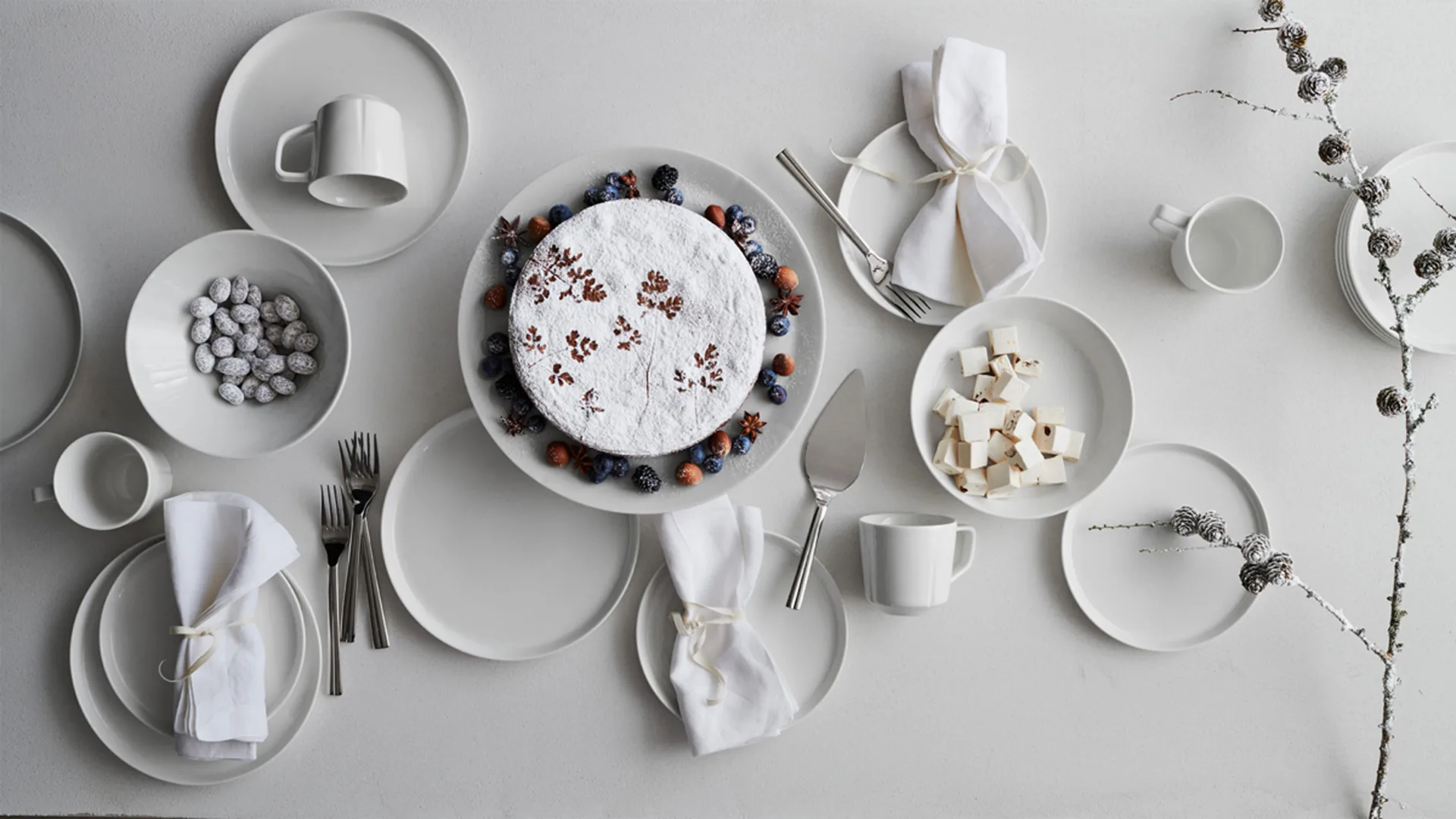 Grand Cru essentials middagstallerken Ø 25 cm 4-pakning, Hvit Rosendahl