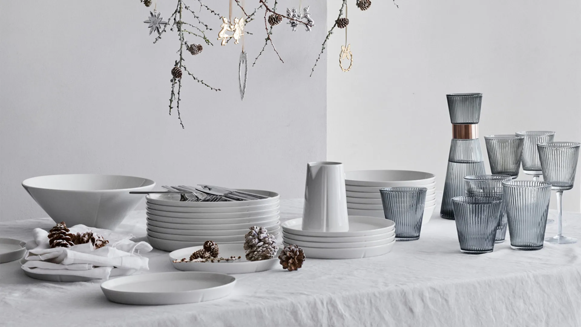 Grand Cru essentials middagstallerken Ø 25 cm 4-pakning, Hvit Rosendahl