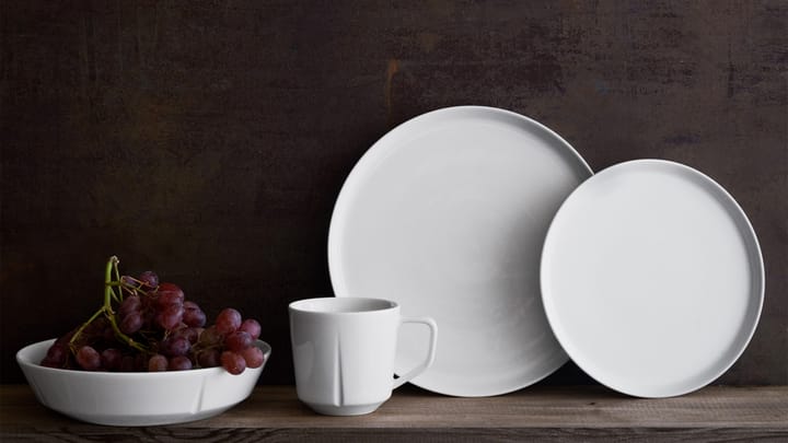 Grand Cru essentials middagstallerken Ø 25 cm 4-pakning, Hvit Rosendahl