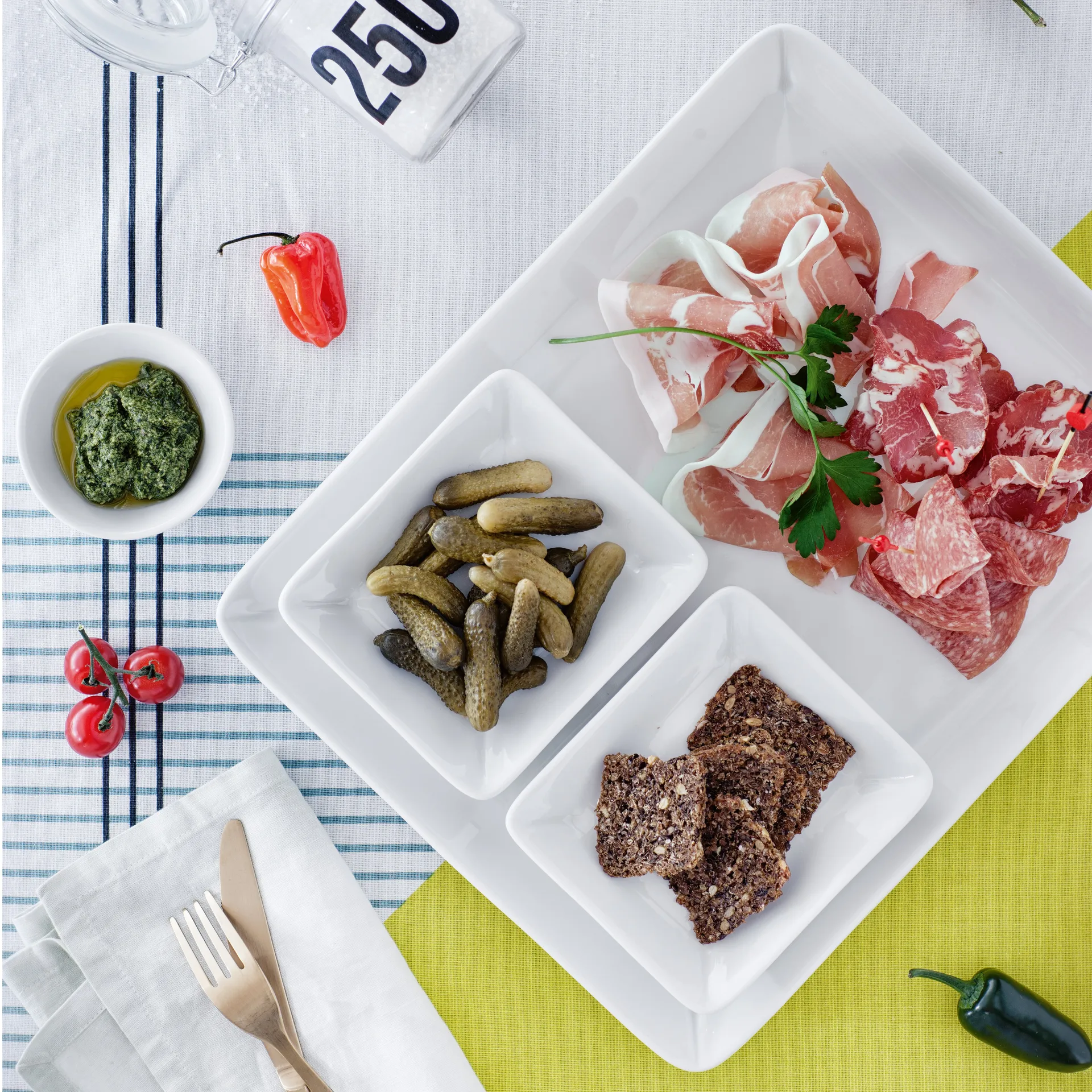 Grand Cru firkantet serveringsfat, 35x28 cm Rosendahl