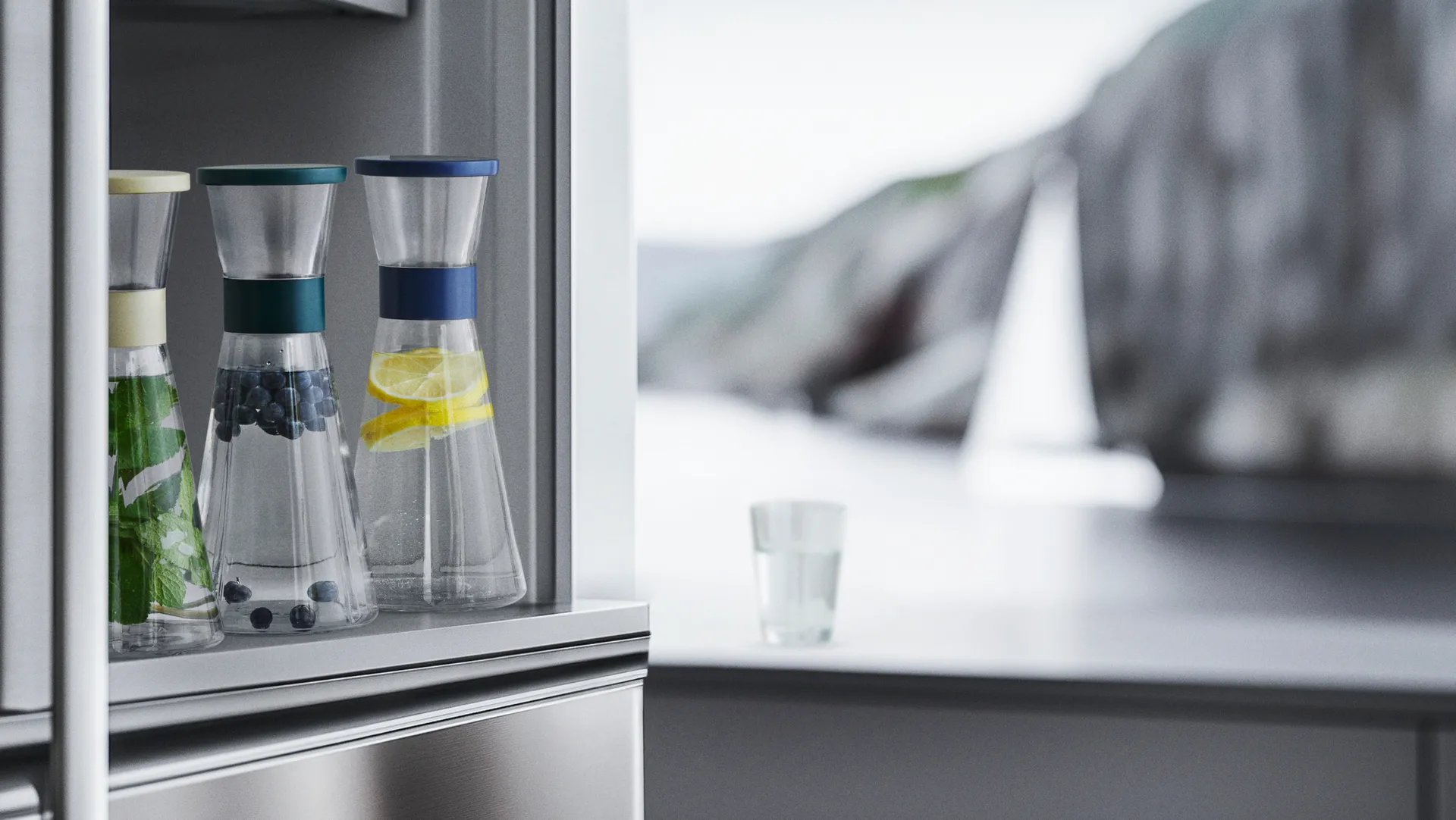 Grand Cru karaffel, Ocean blue Rosendahl