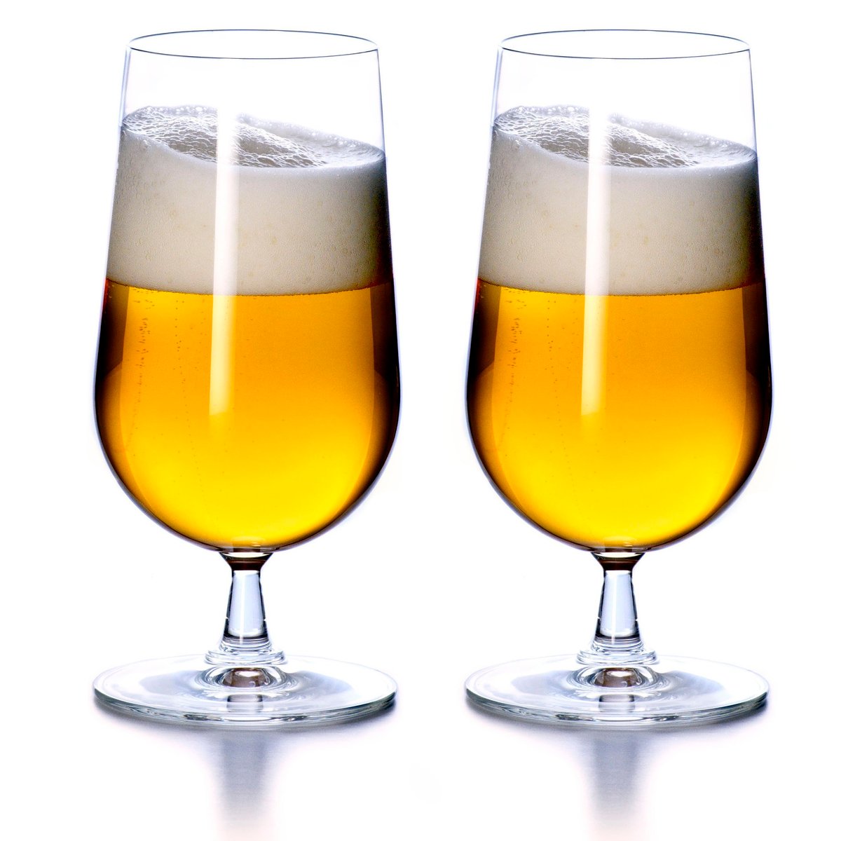 Rosendahl Grand Cru lglass 2-pakk 2-pakk 50 cl | Skandinavisk Design | Ølglass | Gjennomsiktig