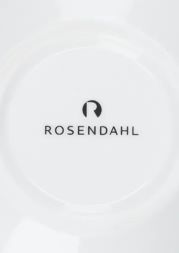 Grand Cru snacksskål og skje - Hvit, Ø10,5 cm - Rosendahl