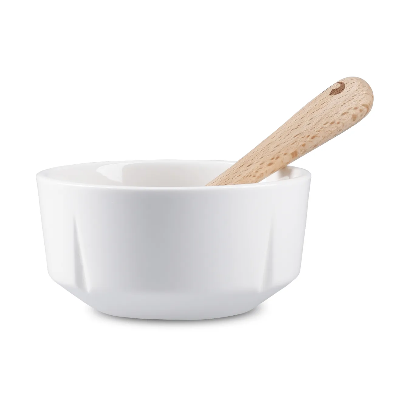 Grand Cru snacksskål og skje, Hvit, Ø9 cm Rosendahl