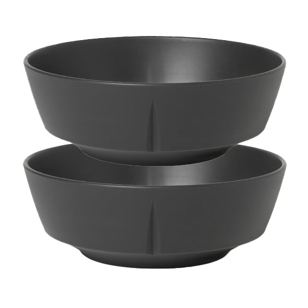 Take skål, 15.5 cm, 2 stk, grå