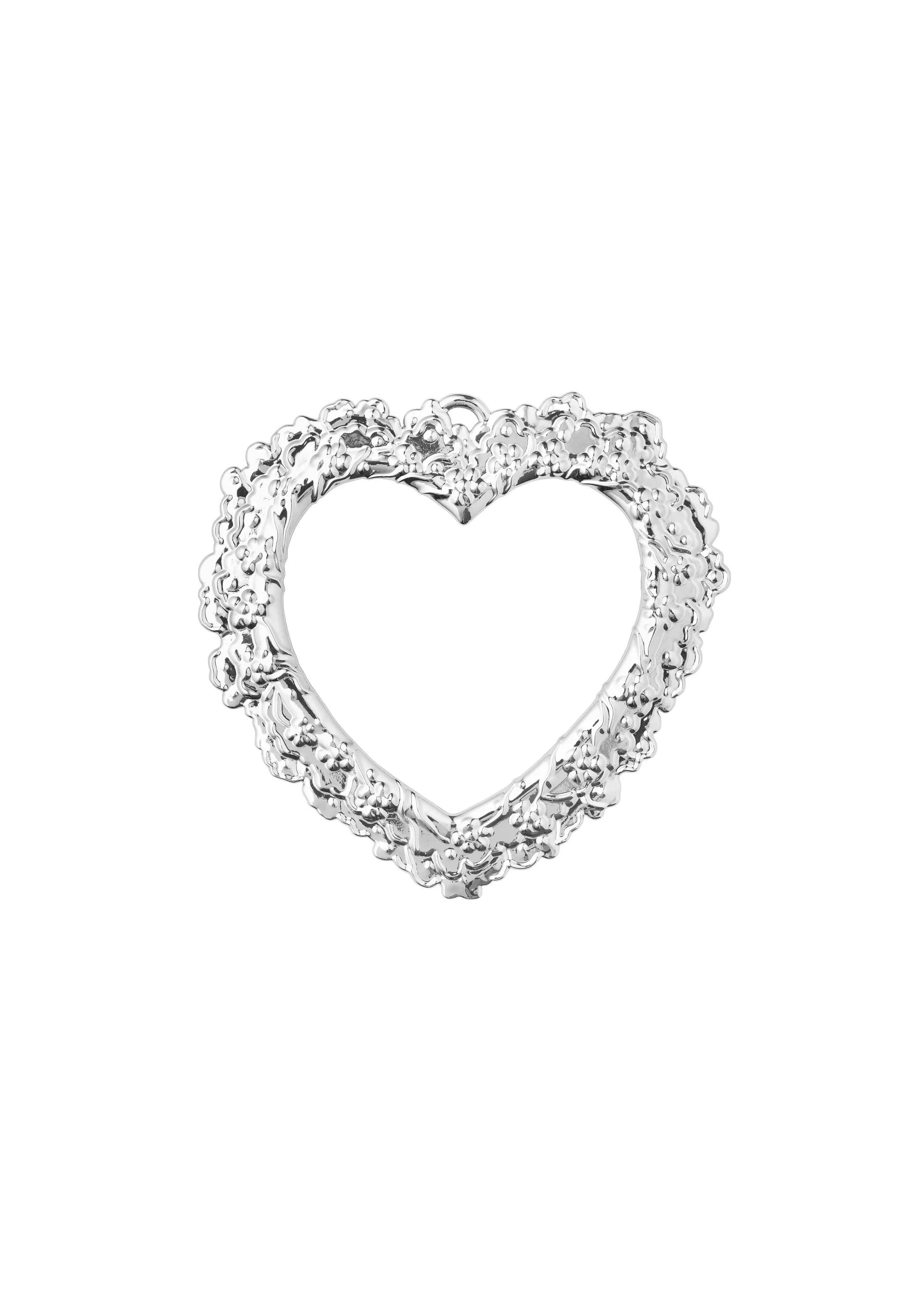 Karen Blixen juletrepynt Blomsterhjerte, Sølv Rosendahl