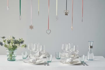 Karen Blixen juletrepynt Blomsterhjerte - Sølv - Rosendahl