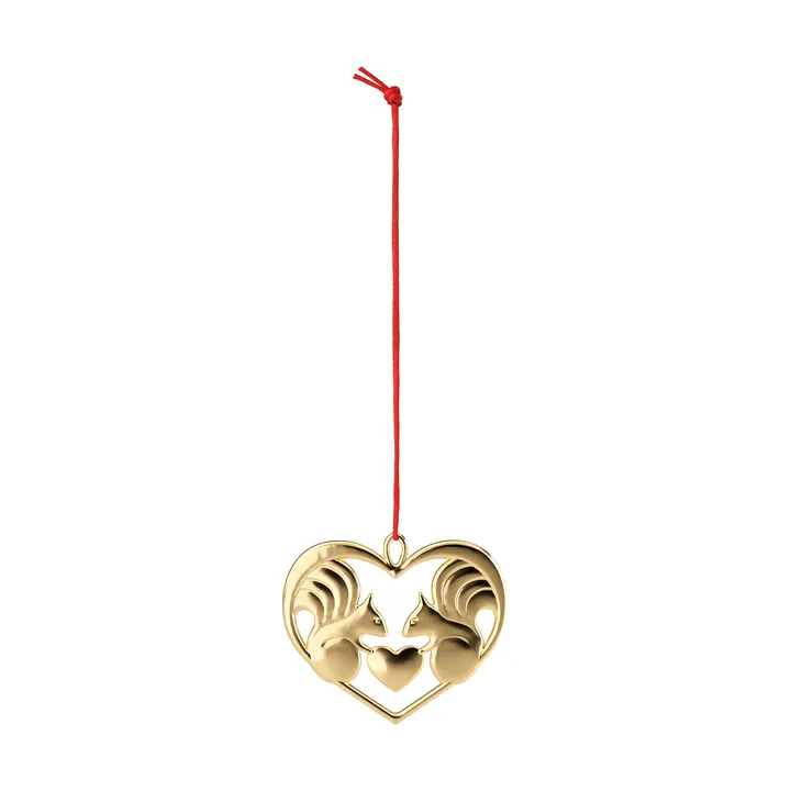 Karen Blixen nuts about you dekorasjonsanheng - Forgylt, 6 cm - Rosendahl