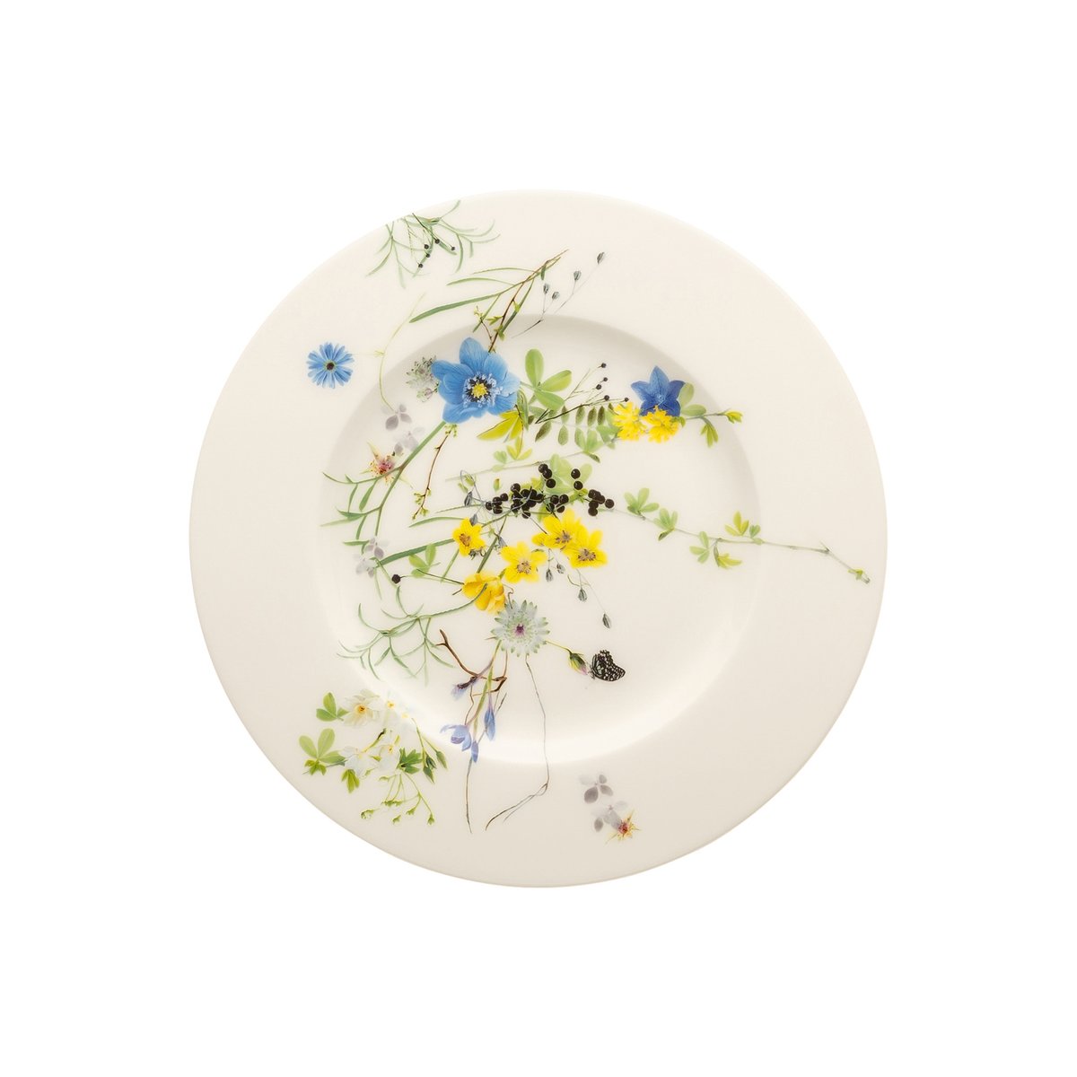 Rosenthal Brillance Fleurs des Alpes tallerken 19 cm Multi