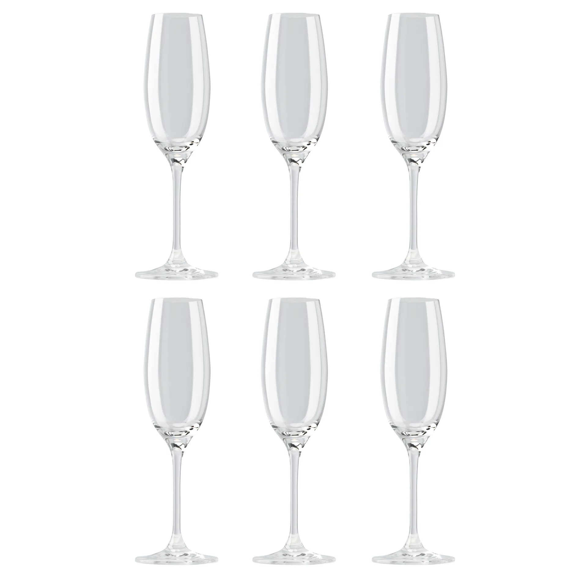 DiVino champagneglass 22 cl 6-stk., Klar Rosenthal