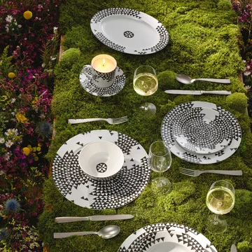 Magic Garden Black Seeds lysi kopp - Hvit-svart - Rosenthal