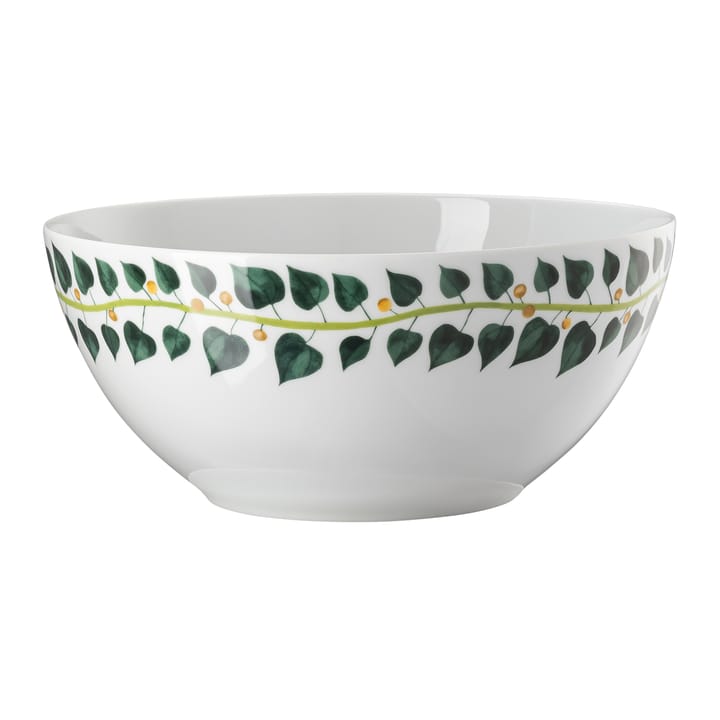 Magic Garden Foliage skål 28 cm - Hvit-grønn - Rosenthal