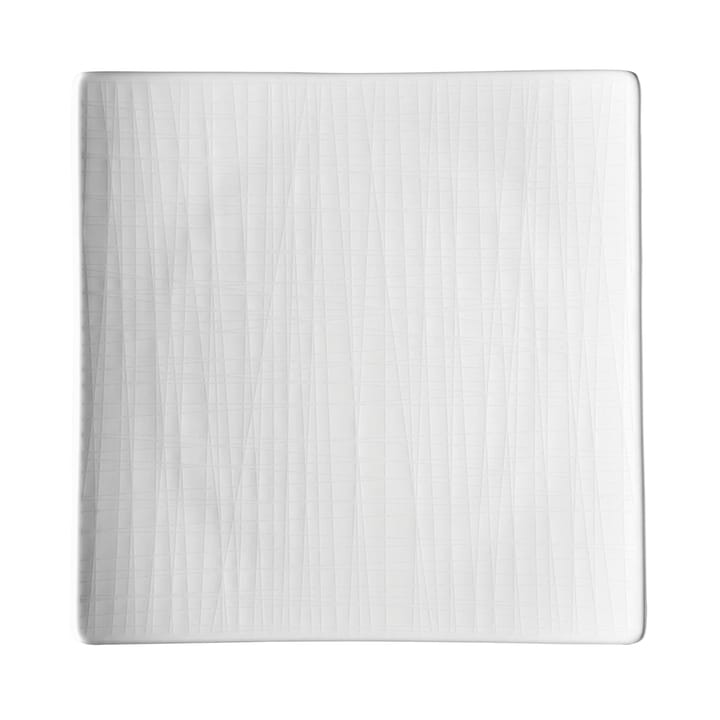 Mesh kvadratiskt tallerken 22 cm - hvit - Rosenthal