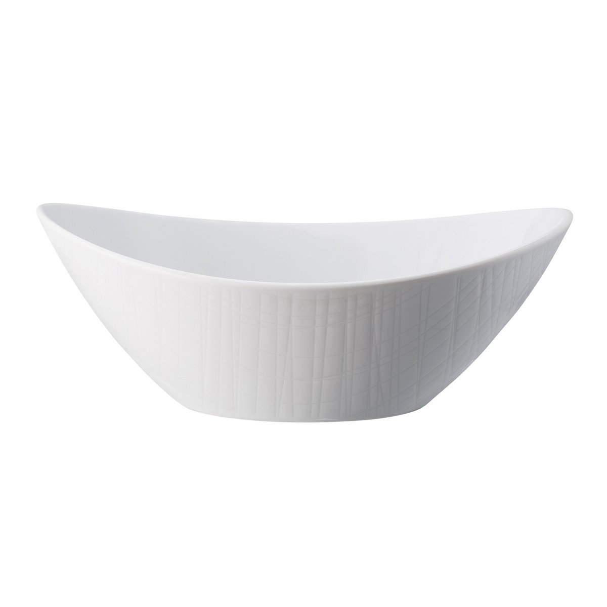 Rosenthal Mesh serveringsskål oval 15x20 cm | Skandinavisk Design | Serveringsskåler | Hvit