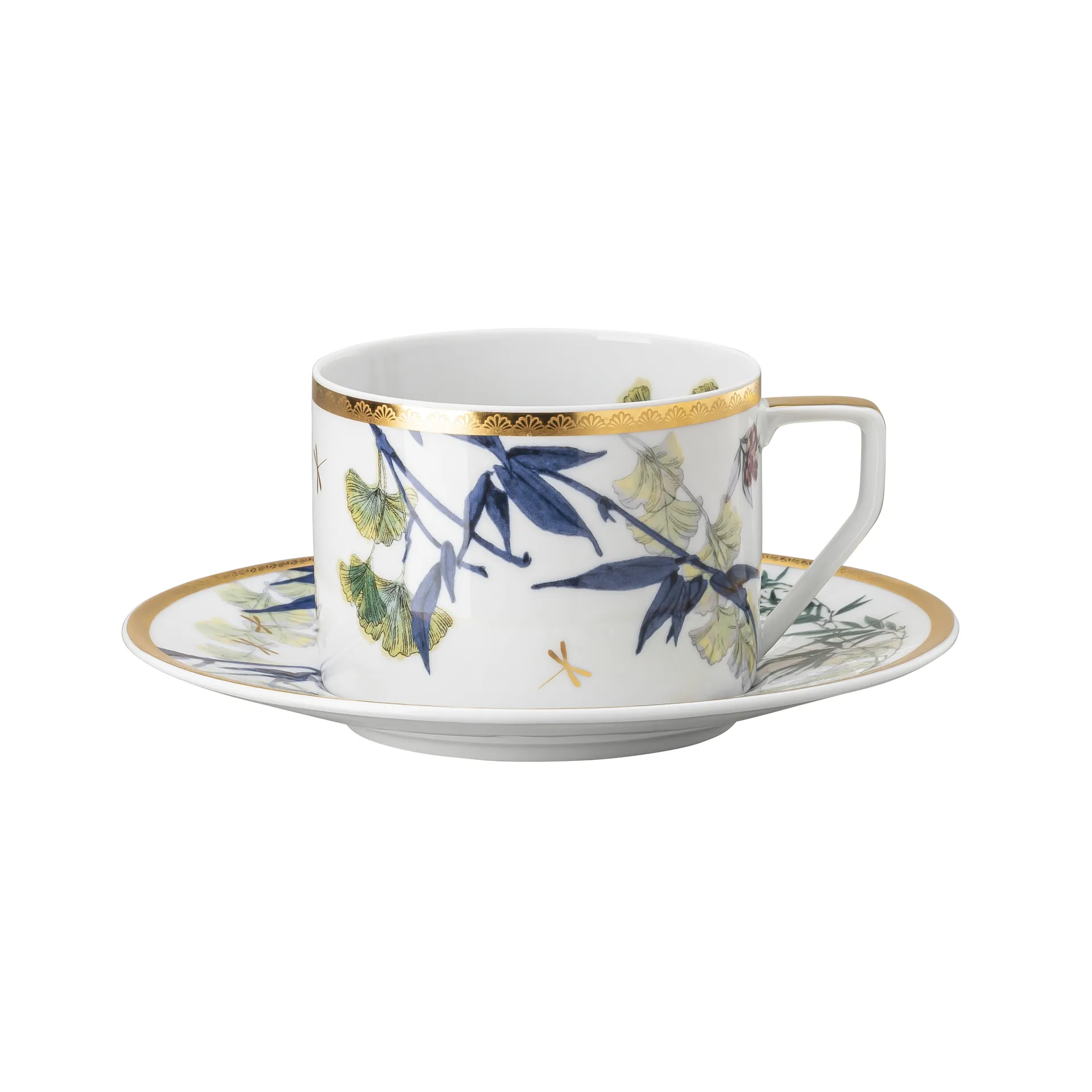 Rosenthal Heritage Turandot tekopp med fat, Hvit Rosenthal