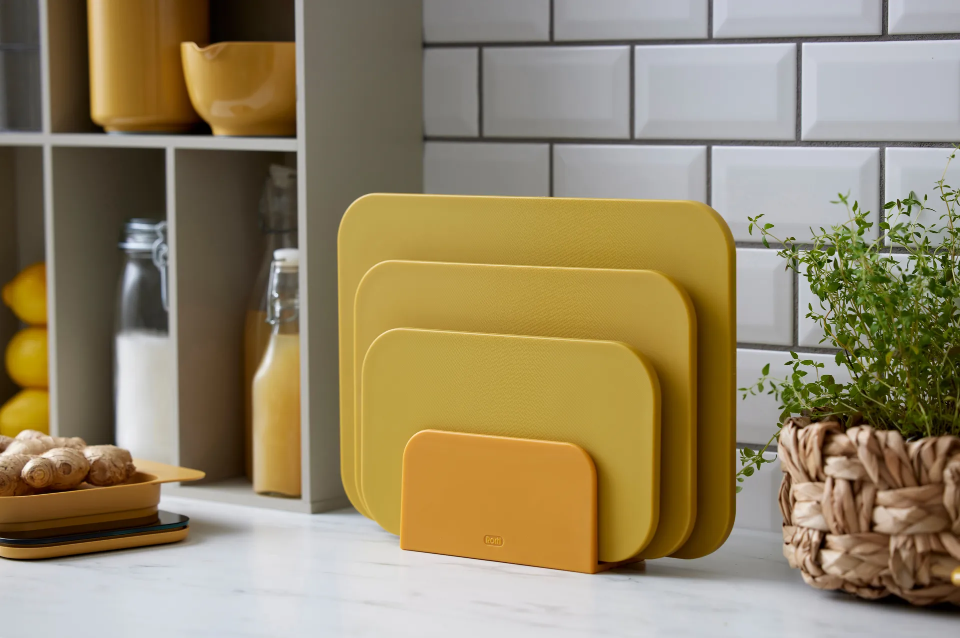 Choptima skjærefjøl S 16 x 26,5 cm, Curry Rosti