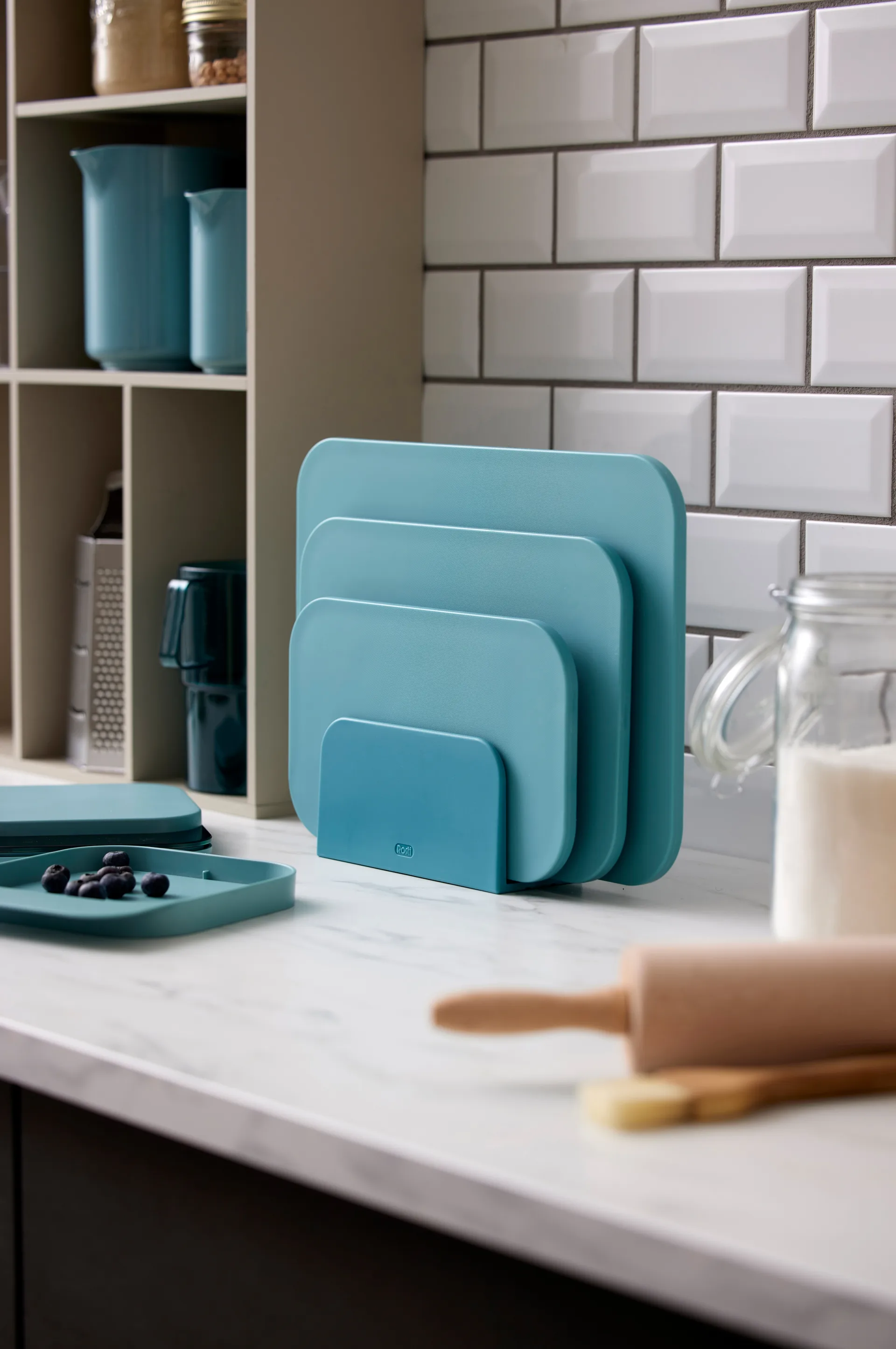 Choptima skjærefjøl S 16 x 26,5 cm, Nordic green Rosti