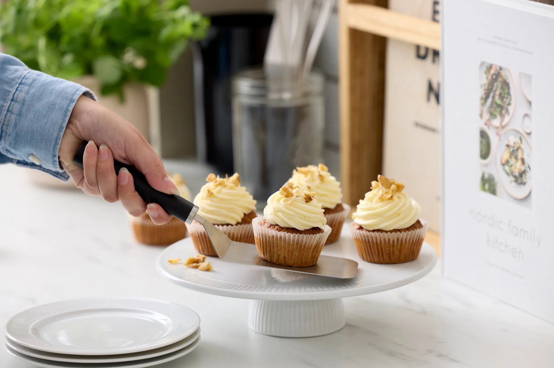 Emma palettkniv bred stål 26 cm, Black Rosti