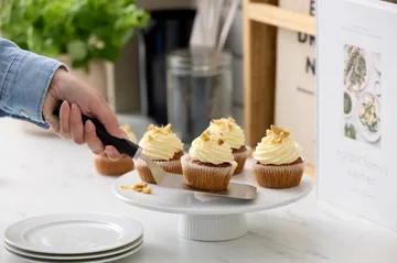 Emma palettkniv bred stål 26 cm - Black - Rosti