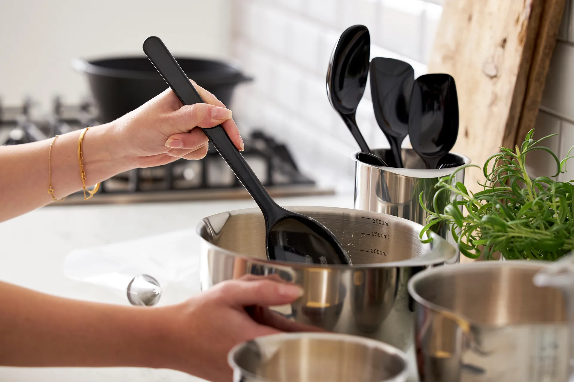 Margrethe bollesett 3 deler, Rustfritt stål Rosti