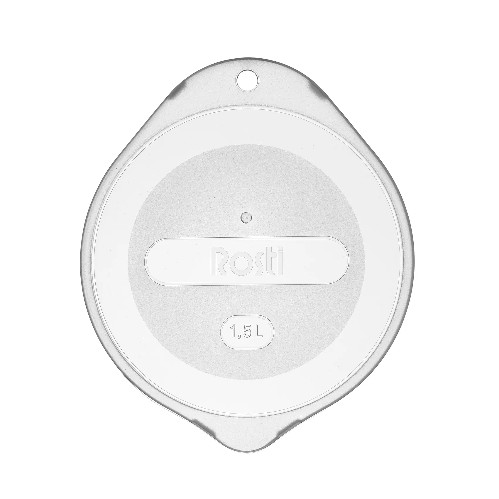 Margrethe lokk til skål 1,5 l, Klar Rosti