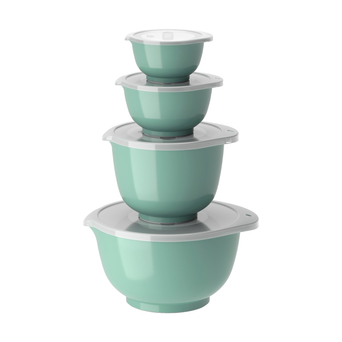 NEW Margrethe skålsett 0,25 + 0,5 + 1,5 + 3 liter, nordic green