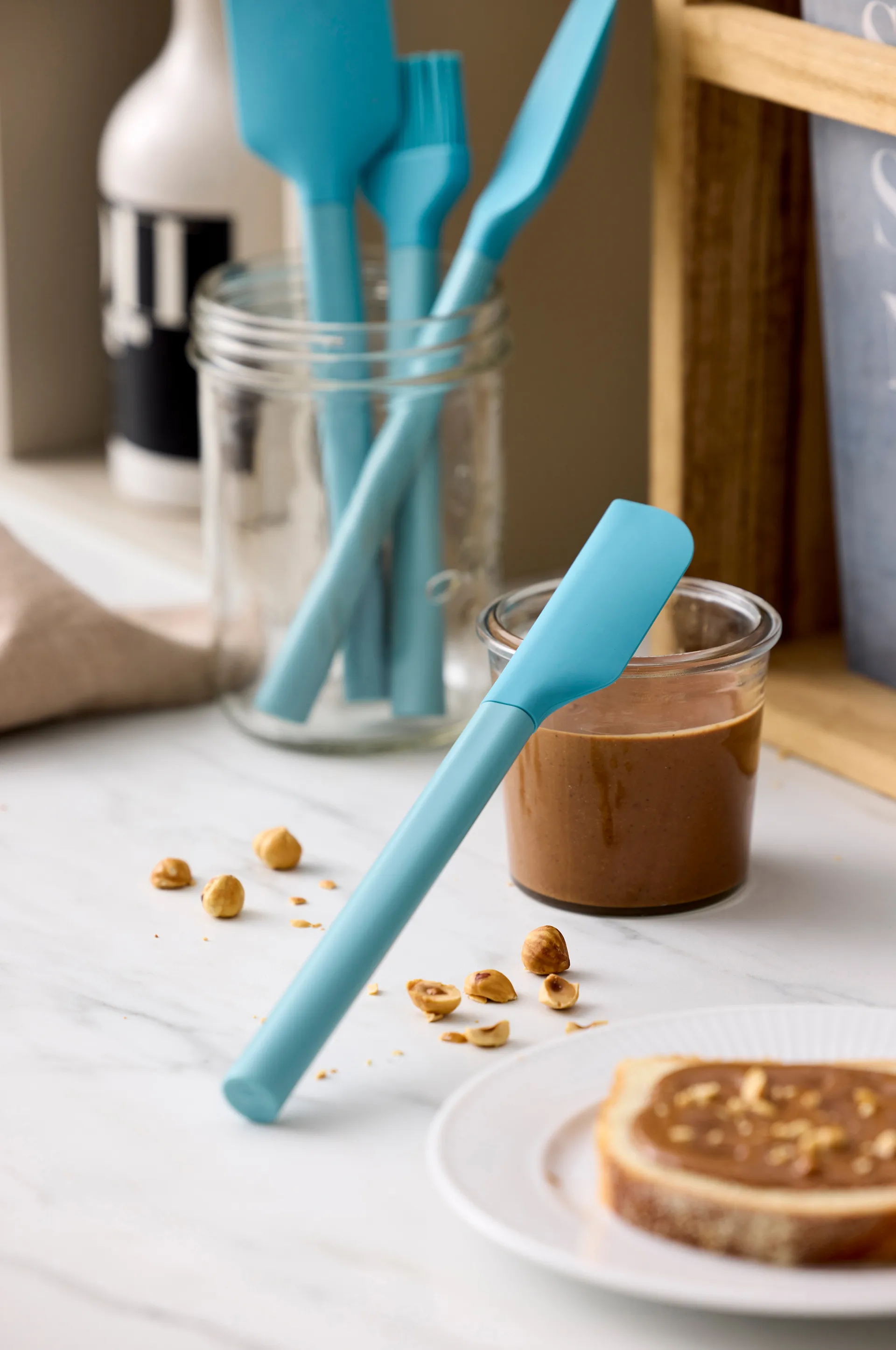 Rosti Emma slikkepott smal, Nordic green Rosti