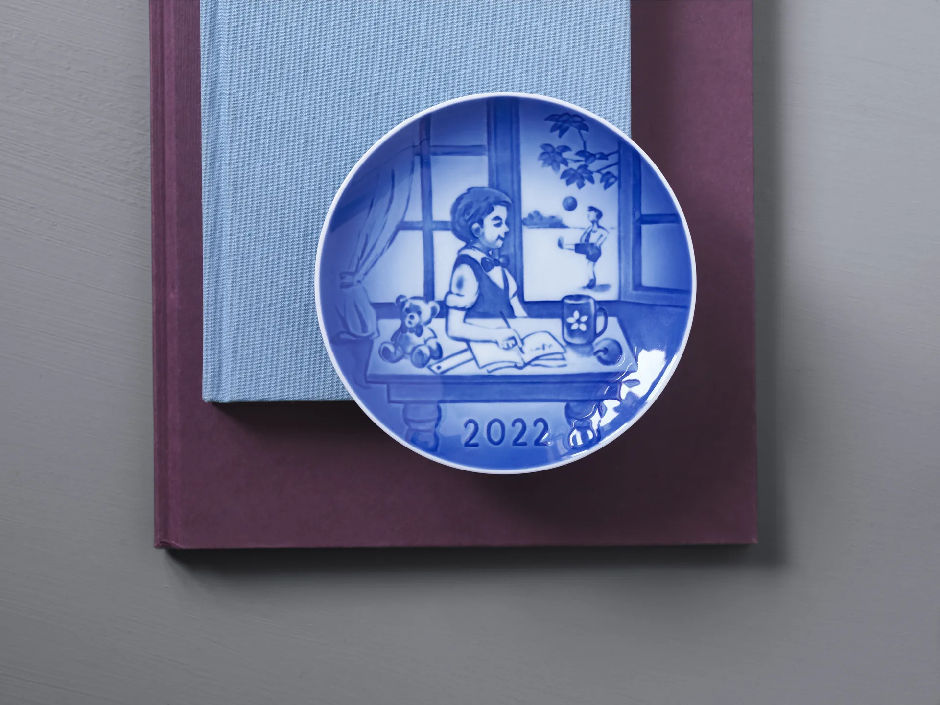 Bing & Grøndahl barnas dag tallerken 2022, hvit Royal Copenhagen