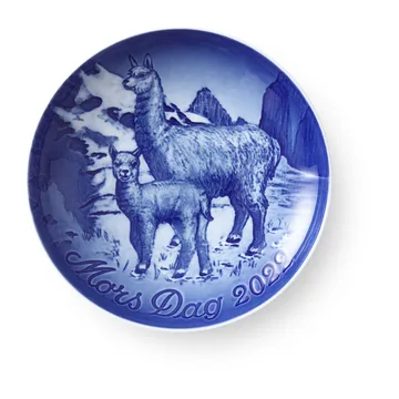 Bing & Grøndahl morsdagstallerken 2022 - hvit - Royal Copenhagen