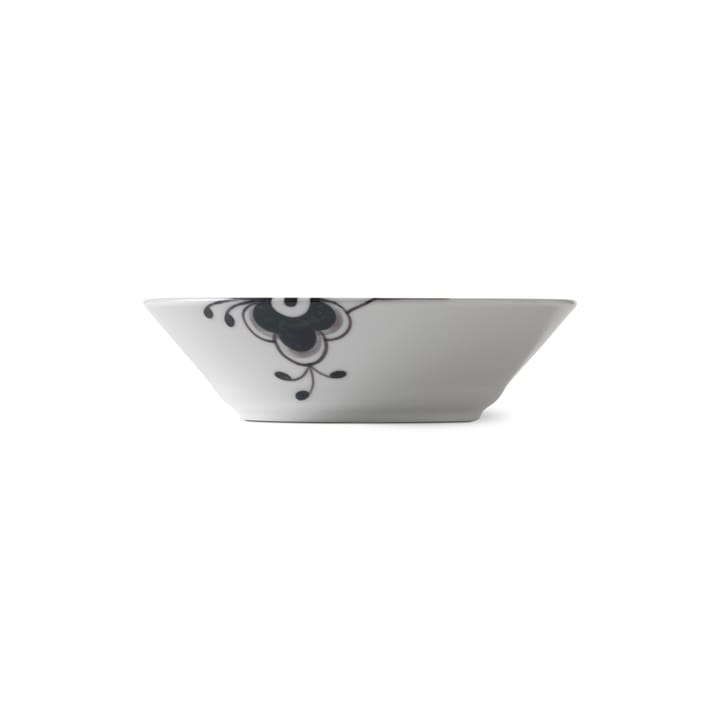 Black Fluted Mega dyp tallerken, Ø 17 cm Royal Copenhagen
