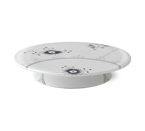 Black Fluted Mega kakefat, Diameter 32 cm Royal Copenhagen