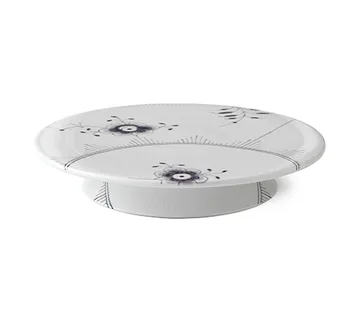 Black Fluted Mega kakefat - Diameter 32 cm - Royal Copenhagen