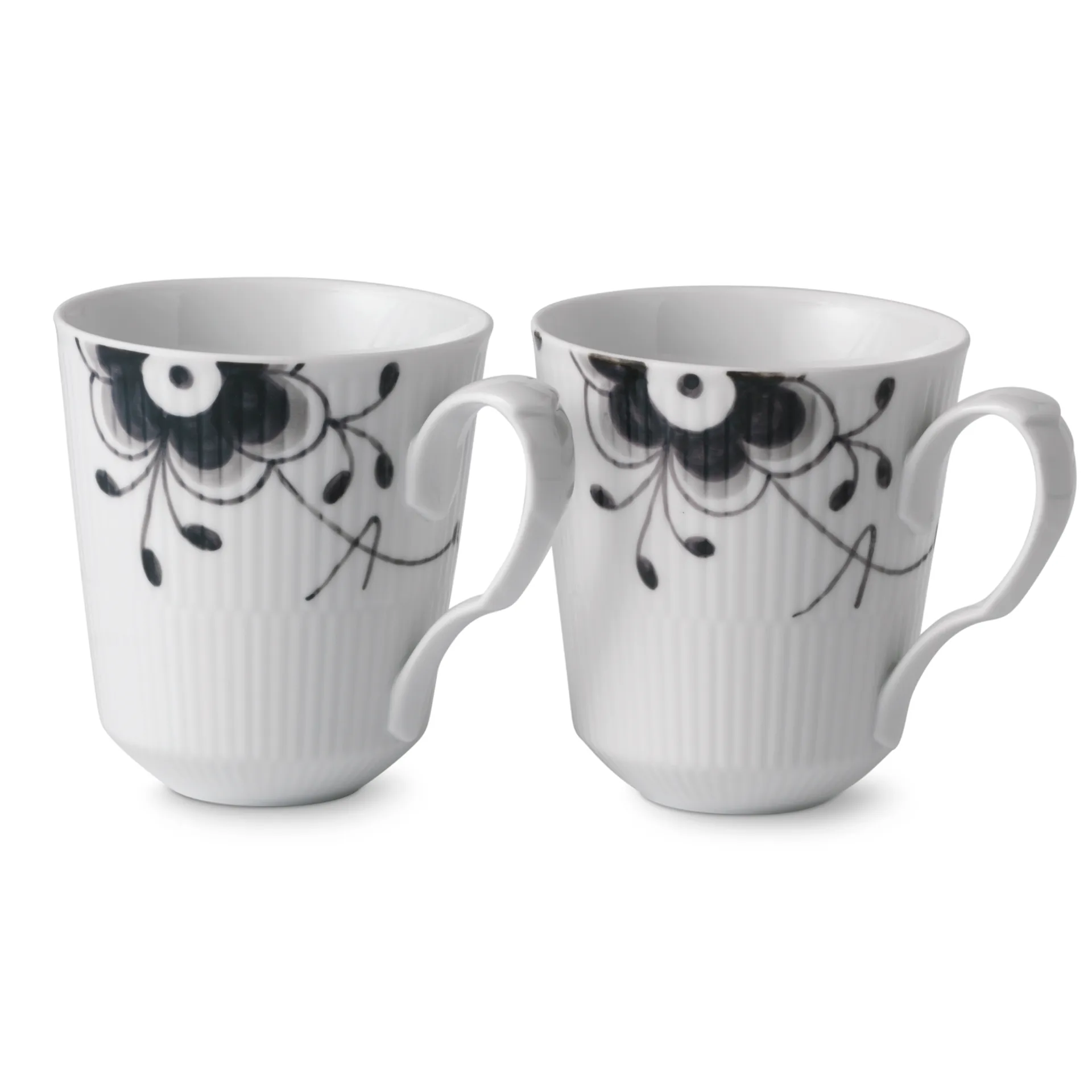 Black Fluted Mega kopp 2-pakn., 37 cl Royal Copenhagen