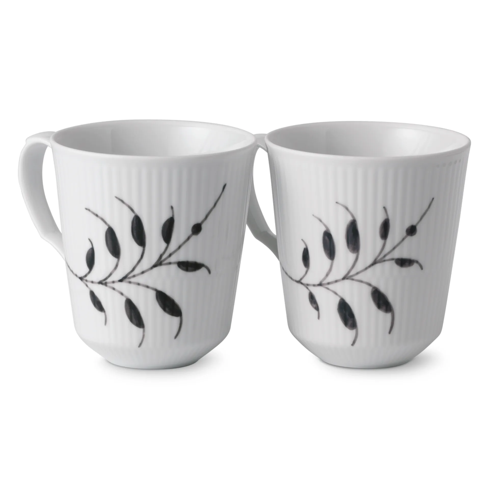 Black Fluted Mega kopp 2-pakn., 37 cl Royal Copenhagen