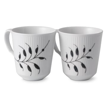 Black Fluted Mega kopp 2-pakn. - 37 cl - Royal Copenhagen