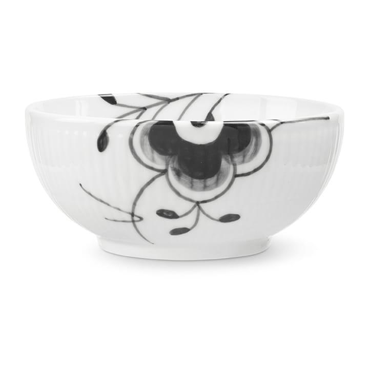 Black Fluted Mega skål - Ø 11,5 cm - Royal Copenhagen
