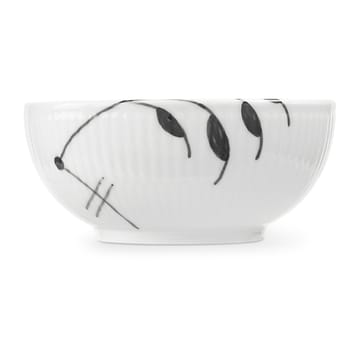 Black Fluted Mega skål - Ø 11,5 cm - Royal Copenhagen