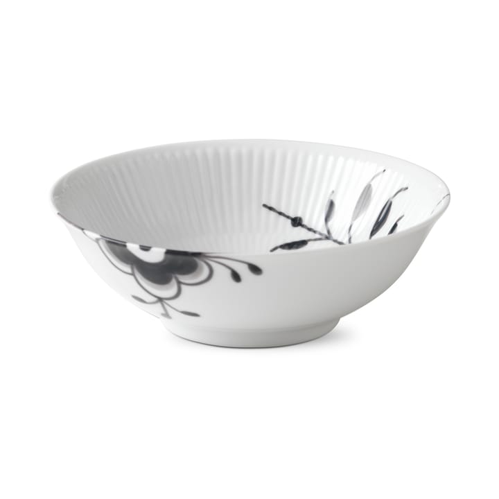 Black Fluted Mega skål, Ø16 cm Royal Copenhagen