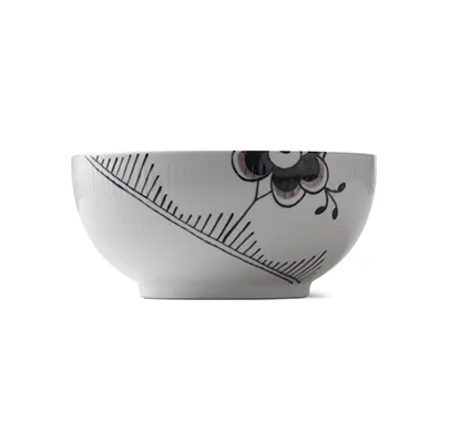 Black Fluted Mega skål - Ø18 cm - Royal Copenhagen