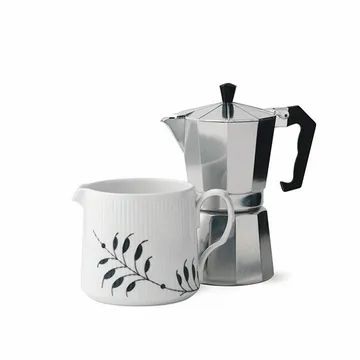 Black Fluted Mega svart moderne kanne - 70 cl - Royal Copenhagen