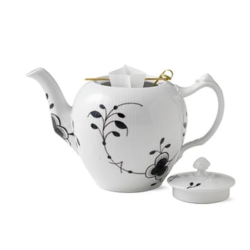 Black Fluted Mega tekanne - 100 cl - Royal Copenhagen