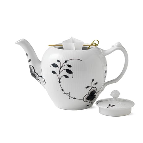 Black Fluted Mega tekanne, 100 cl Royal Copenhagen