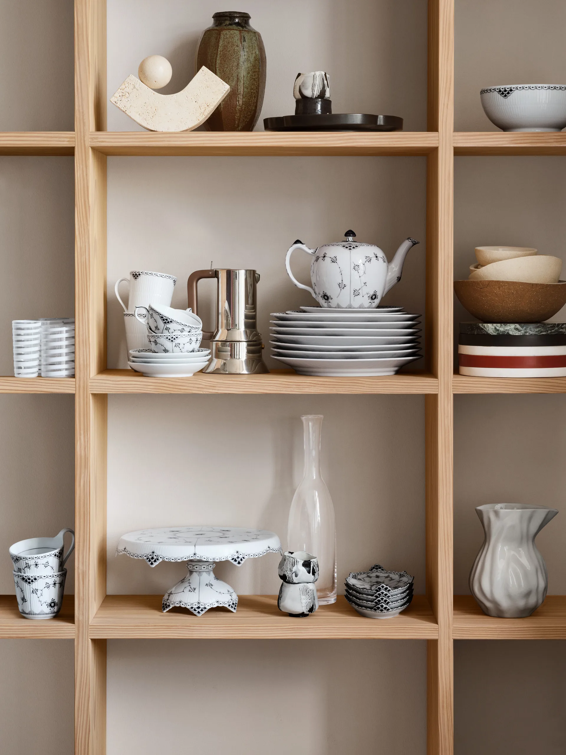 Black Lace kopp 2-pakning, 33 cl Royal Copenhagen