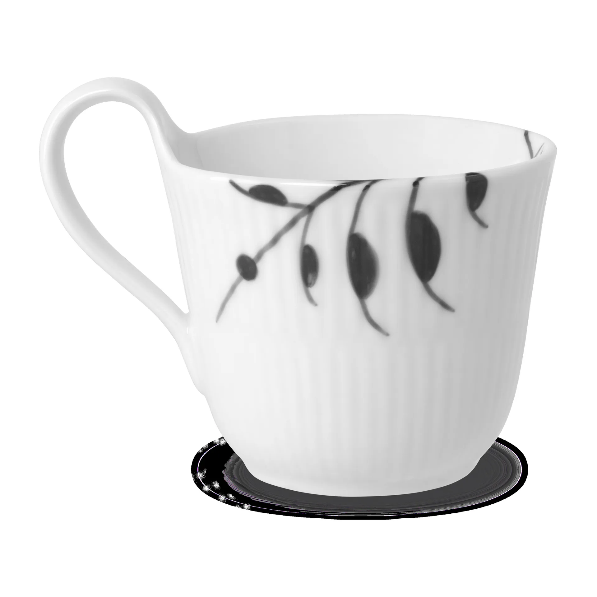 Black Mega kopp med høyt håndtak, 24 cl Royal Copenhagen