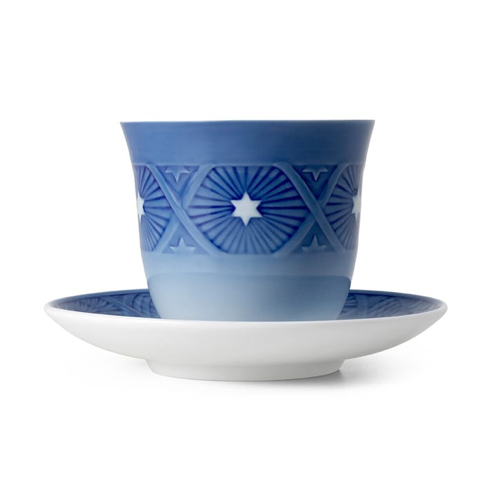 Blue Collectibles 2023 kopp 26 cl og fat Ø 15,5 cm, Blå-hvit Royal Copenhagen